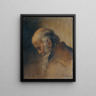 Carl Rahl - Studie eines Greises.webp