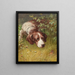 A Little Friend - Carl Reichert — framed artwork on a wall