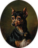 Pinscher con collar de campanillas - Carl Reichert — vista de la obra