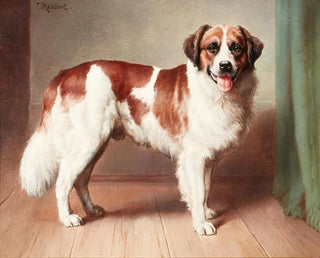 Carl Reichert - Portrait of a St Bernard.webp