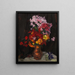 Flores de campo - Carl Reiser — cuadro enmarcado en la pared