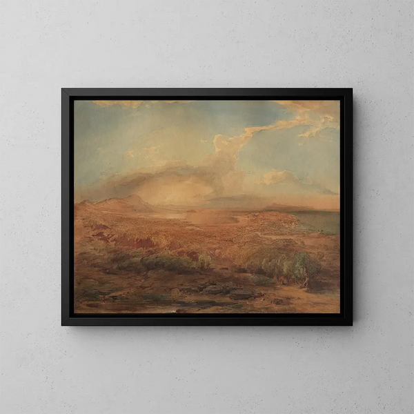 Épidaure - Carl Rottmann — cuadro enmarcado en la pared