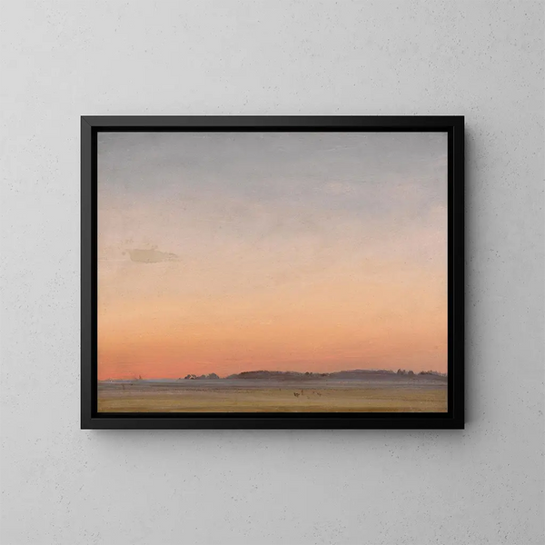 Paisaje - Carl Rottmann — cuadro enmarcado en la pared