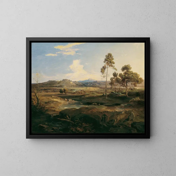 Olympia - Carl Rottmann — cuadro enmarcado en la pared