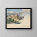 Les ruines des palais impériaux à Rome - Carl Rottmann — framed artwork on a wall
