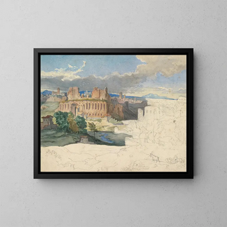 Carl Rottmann - The Ruins of the Imperial Palaces in Rome.webp