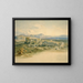 Tirynthe - Carl Rottmann — cuadro enmarcado en la pared