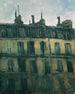 Casas parisinas - Carl Schuch — vista de la obra