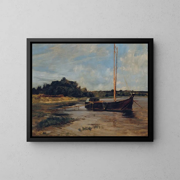 Vaisseau à la Havel - Carl Schuch — framed artwork on a wall