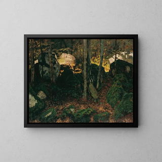 Carl Schuch - Waldinneres bei Saut du Doubs.webp