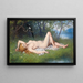The Magpie - Carl Schweninger Jr — framed artwork on a wall