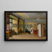 Escena en la casa Bluhm en Reval - Carl Siegmund Walther — cuadro enmarcado en la pared