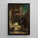 La Sérénade - Carl Spitzweg — framed artwork on a wall