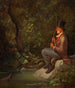 El pescador en el arroyo del bosque - Carl Spitzweg — vista de la obra