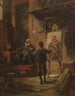El pintor en el taller - Carl Spitzweg — vista de la obra