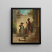 El comandante - Carl Spitzweg — cuadro enmarcado en la pared