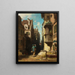 El cartero - Carl Spitzweg — cuadro enmarcado en la pared