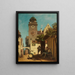 La guardia de la ciudad - Carl Spitzweg — cuadro enmarcado en la pared