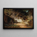 Ermitaño reparando sus redes - Carl Spitzweg — cuadro enmarcado en la pared
