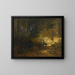 in the Woods - Carl Spitzweg — framed artwork on a wall
