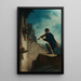 La Sérénade - Carl Spitzweg — framed artwork on a wall
