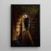 Reproduction of the painting The library rat - Carl Spitzweg