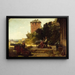 The Old Fortress Commander - Carl Spitzweg — framed artwork on a wall