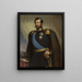 Oskar I 1799-1859 King of Sweden and Norway - Carl Staaff — framed artwork on a wall