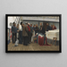 Enterrement en mer - Carl Sundt-Hansen — cuadro enmarcado en la pared