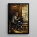 Cordonnier paysan - Carl von Merode — cuadro enmarcado en la pared