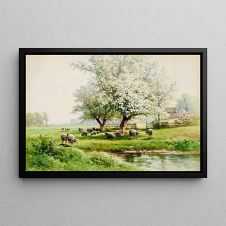 Carl Weber - Pastoral Landscape.webp