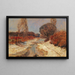 Donauau - Carl Weiss — framed artwork on a wall