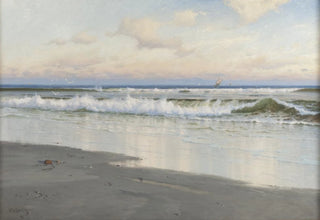 Carl Wilhelm Bckmann Baarth - The Beach at Filey in Yorkshire England.webp