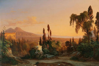 Carl Wilhelm Gtzloff - A View of the Gulf of Naples from Posillipo.webp