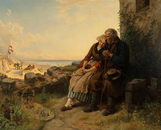 Carl Wilhelm Hbner - Return to the Church Yard.webp