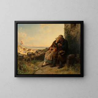 Carl Wilhelm Hbner - Return to the Church Yard.webp
