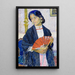 Pequeña gitana - Carl Wilhelmson — cuadro enmarcado en la pared