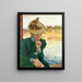 Escena de la costa oeste sueca - Carl Wilhelmson — cuadro enmarcado en la pared