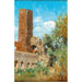 Antigua torre de vigilancia en el campo romano - Carl Wuttke — vista de la obra
