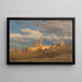 Las Tumbas de los califas en El Cairo, final - Carl Wuttke — cuadro enmarcado en la pared