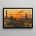 El Cairo al atardecer - Carl Wuttke — cuadro enmarcado en la pared