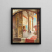 the Great Umayyad Mosque of Damascus - Carl Wuttke — framed artwork on a wall