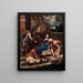 Adoration of the Shepherds - Carlo Bononi — framed artwork on a wall