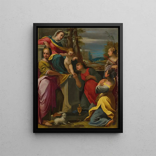 Carlo Bononi - The Virgin and Child with Saints Agnes Mary Magdalene Cecilia and Margaret.webp