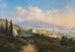Vista del lago de Como y de Menaggio con la Punta di Bellagio a la derecha - Carlo Bossoli — vista de la obra