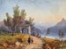 Oración en la orilla del lago Mayor - Carlo Bossoli — vista de la obra