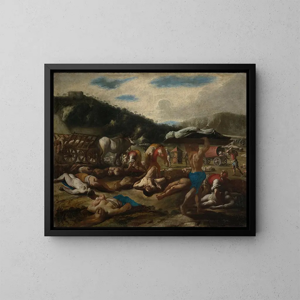 The Plague of 1656 - Carlo Coppola — framed artwork on a wall