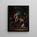 El matrimonio místico de Santa Catalina de Alejandría - Carlo Dolci — cuadro enmarcado en la pared