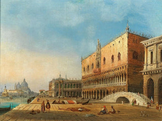 Carlo Grubacs - Venice a view of St Marks Basin and the Doges Palace in the background Santa Maria della Salute.webp