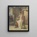 Niña en la cocina - Carlton Alfred Smith — cuadro enmarcado en la pared